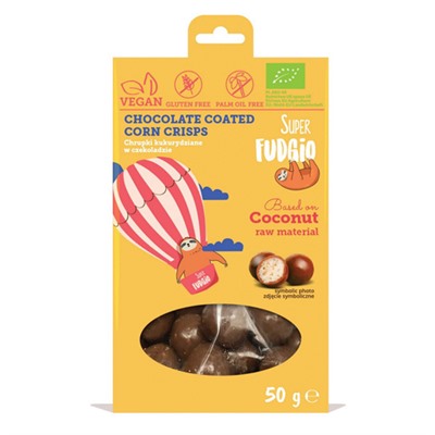 Чипсы кукурузные в шоколаде Super Fudgio, 50 г