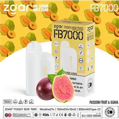 ZGAR FOGGY BOX испаритель на 7000 затяжек PASSION FRUIT and GUAVA