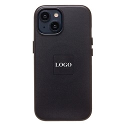 Чехол-накладка ORG SM002 экокожа SafeMag для "Apple iPhone 14" (black)