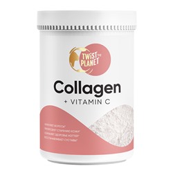 Специализированный пищевой продукт для питания спортсменов "Collagen + витамин С" Twist the planet, 150 г