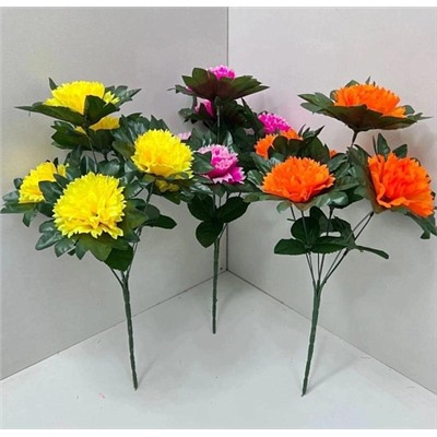Цветы искусственные декоративные Астры 6 бутонов 40 см