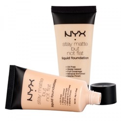 Тональный крем для лица NYX Stay Matte But Not Flat Liquid Foundation №01