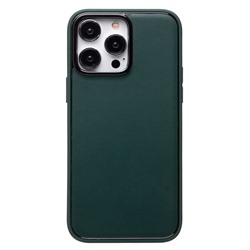 Чехол-накладка - PC084 экокожа для "Apple iPhone 14 Pro Max" (green) (219685)
