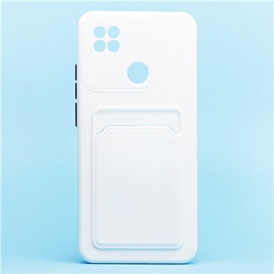 Чехол-накладка - SC315 с картхолдером для "Xiaomi Redmi 10A" (white)