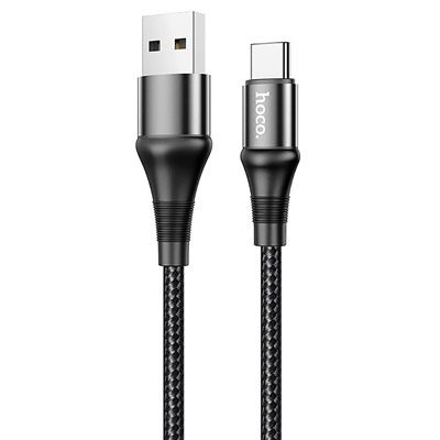 Кабель USB - Type-C Hoco X50 Excellent  100см 3A  (black)