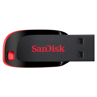 Флэш накопитель USB 128 Гб SanDisk Cruzer Blade (black)