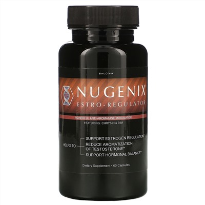 Nugenix, Estro-Regulator, Powerful Anti-Aromatase Modulator, 60 Capsules