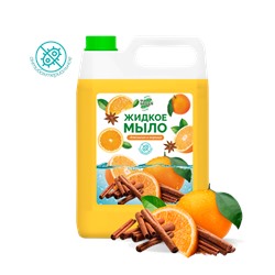 Жидкое мыло Mr.Green "Апельсин и корица " антибактериальное 5л