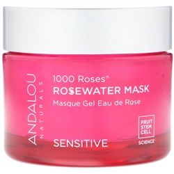 Andalou Naturals, 1000 Roses, косметическая маска с розовой водой, для чувствительной кожи, 50 г (1,7 унции)