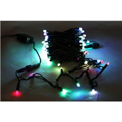 A-026A RGB гирлянда светодиодная 10м 100LED влагозащищен. морозостойкая