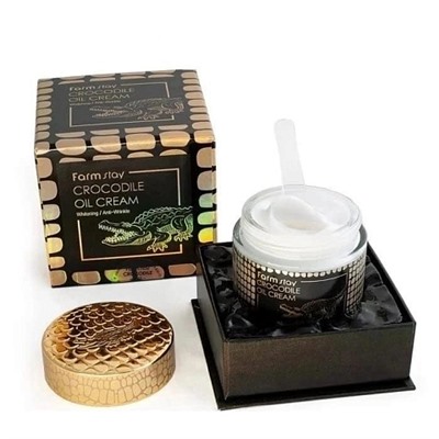 FarmStay Крем для лица с жиром крокодила Crocodile Oil Cream 70 мл