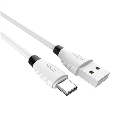 Кабель USB - Type-C Hoco X27 Excellent  120см 2,4A  (white)