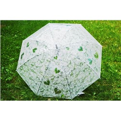 Зонт-трость с прозрачными окошками Арт. 508