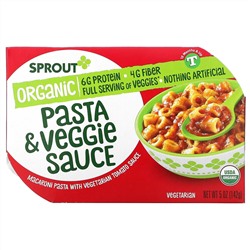 Sprout Organic, Pasta & Veggie Sauce, 12 + Months, 5 oz ( 142 g)