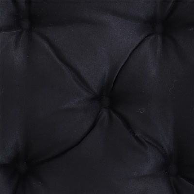 Набор подушек для стула непромокаемых, 40х40см 2 шт, цвет чёрный, файберфлекс, грета 20%, пэ