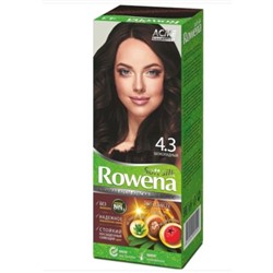 Rowena soft silk Стойкая крем-краска для волос тон 4.3 шоколад