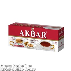 чай черный Akbar Limited Edition в пакетиках с/я 2 г.*25 пак.