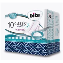 Прокладки гигиенические BiBi Classic Maxi Dry 10 шт 0035