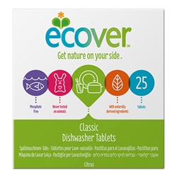 Экологические таблетки для посудомоечной машины Ecover, 25 шт