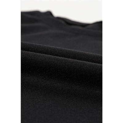 Black Pearl Decor 3/4 Sleeve Crew Neck T Shirt