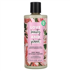 Love Beauty and Planet, Интенсивно увлажняющий гель для душа, «Масло мурумуру и роза», 473 мл