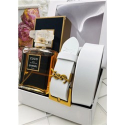 Подарочный набор для женщин ремень, духи + коробка #21177567