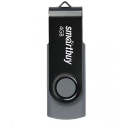 Флэш накопитель USB 4 Гб Smart Buy Twist (black)
