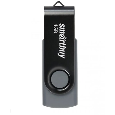 Флэш накопитель USB 4 Гб Smart Buy Twist (black)