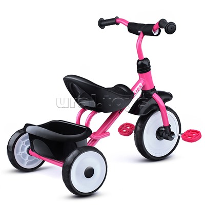 Велосипед трехколесный Rocket, колеса EVA 10"/8",  цвет розовый