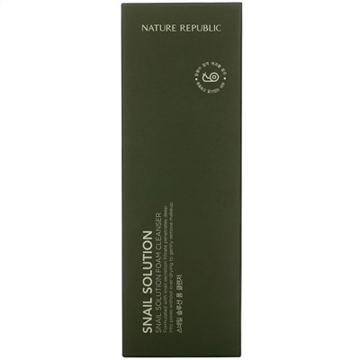 Nature Republic, Snail Solution, Foam Cleanser, 5.07 fl oz (150 ml)