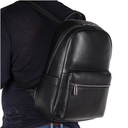Рюкзак мужской кожаный 23009G black S-Style