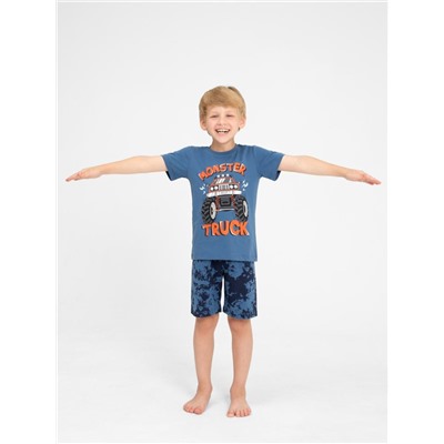 Пижама для мальчика Cherubino CWKB 50134-42 Синий