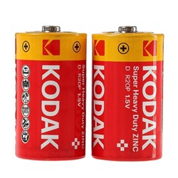 Батарейка D Kodak R20 Extra Heavy Duty (KDHZ-2S) (б/б) (24/144/6912)