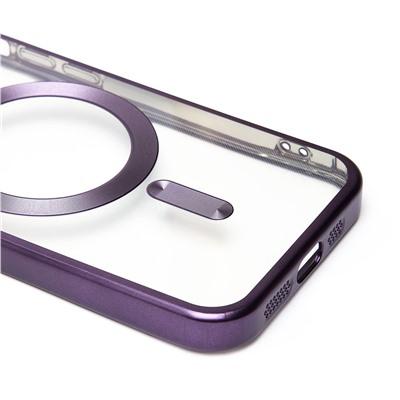 Чехол-накладка - SM027 SafeMag для "Apple iPhone 13 Pro" (dark violet)