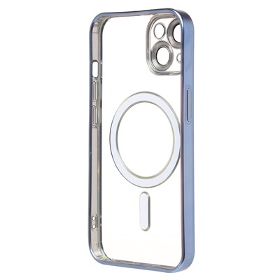 Чехол-накладка - SM027 SafeMag для "Apple iPhone 14" (blue) (232360)