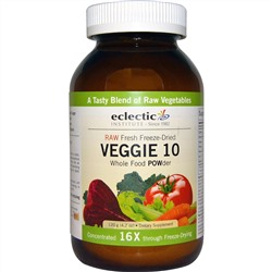 Eclectic Institute, Veggie 10, порошок из цельных пищевых продуктов, 4,2 унции (120 г)