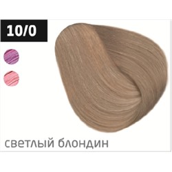 OLLIN COLOR 10/0 светлый блондин 60мл Перманентная крем-краска для волос