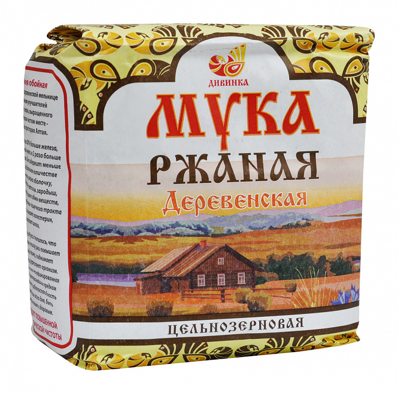 Мука ржаная цельнозерновая. Дивинка. Мука ржаная цельнозерновая, 1кг. Алтайская мука Дивинка. Мука 