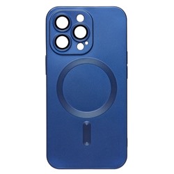 Чехол-накладка - SM020 Matte SafeMag для "Apple iPhone 13 Pro" (dark blue)