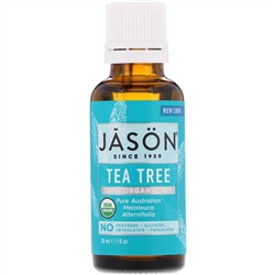 Jason Natural, 100 % органическое масло чайного дерева, 30 мл (1 жидкая унция)