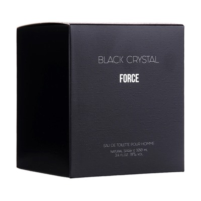 Парфюмерная вода мужская Black Crystal "Force", 100 мл