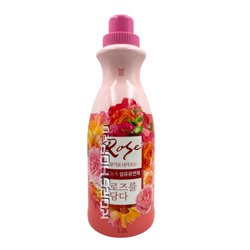 Кондиционер-концентрат для белья с ароматом розы B&D, Корея, 1,2 л Акция