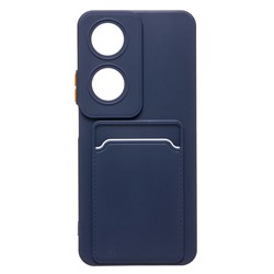 Чехол-накладка - SC337 с картхолдером для "Honor X7b 5G" (dark blue) (231290)