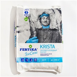 Противогололёдный реагент Fertika IceCare Care Krista, -18С    20 кг