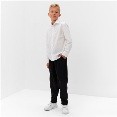 Брюки для мальчика MINAKU: School Collection, цвет чёрный, рост 158 см