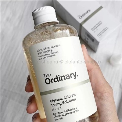 Тоник с гликолевой кислотой The Ordinary Glycolic Acid 7%  240ml (106)