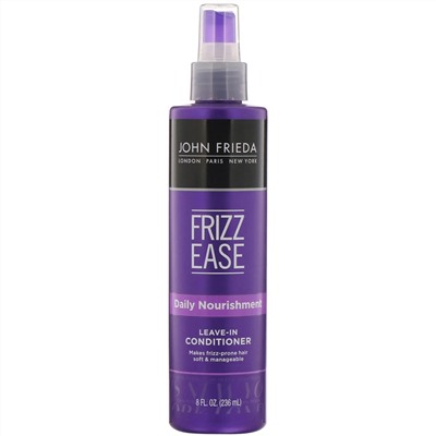 John Frieda, Несмываемый кондиционер Frizz Ease, Daily Nourishment, 236 мл