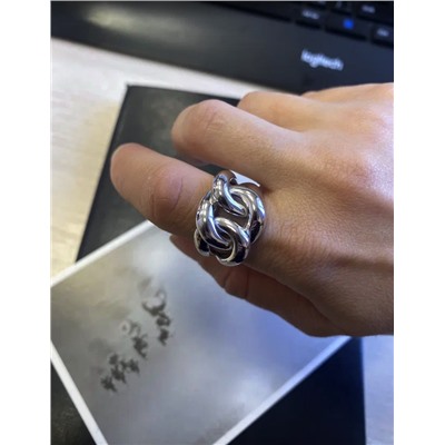 Кольцо женское из серебра родированное 925 пробы 110-10-38р