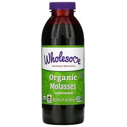 Wholesome, Organic Molasses, Unsulphured, 16 fl oz (472 ml)
