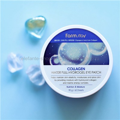 Патчи FarmStay Collagen Water Full Hydrogel Eye Patch (78)